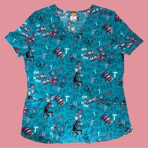 Dr. Seuss Scrub Top